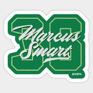 Marcus Smart Boston Number Script Sticker